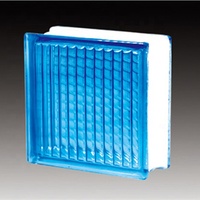Brique de verre artistique