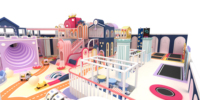 Aire de jeux intérieure pour tout-petits Luckyplay, en plastique de haute qualité, garantie 1 an, conçue pour être sûre et amusante, zones de jeux pour enfants en garderie