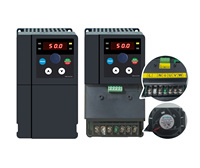 VFD 0.75KW 1.5KW 2.2KW 4KW 5.5KW 7.5KW 11KW 15KW onduleurs à fréquence variable 220V monophasé à 380V entraînement moteur triphasé