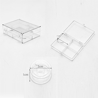 29647 25 bobines clair vide en plastique Machine canette organisateur boîtier en plastique pour Machine à coudre porte-canette conteneur boîte