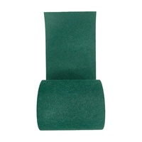 Offre Spéciale 100% Polyester Matériel Vert Aiguille Perforée Non-tissé Feutre Rouleau/pièces 1-3mm Feutre Rouge pour Polaire De Noël À La Main