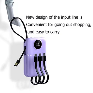 Vente chaude, mini centrale électrique ABS 10000 mAh pour smartphone avec 3 ports USB, batterie externe portable de petite taille - Product Image 6