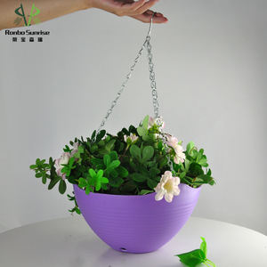 Cloudronbo — ensemble de Pots de planteur suspendus, <span class=keywords><strong>pot</strong></span> en plastique coloré pour jardin extérieur ou maison, prix d'usine - Product Image 2