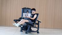 Machine d'extension de jambe multifonctionnelle assise réglable en gros DS050 Extension de jambe assise Curl de jambe pour une utilisation en salle de sport