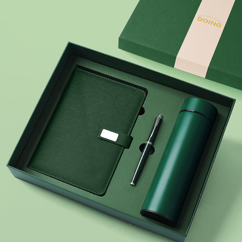 Sinmoe 3 Pièces Coffret Cadeau Motivation Carnet à Spirale