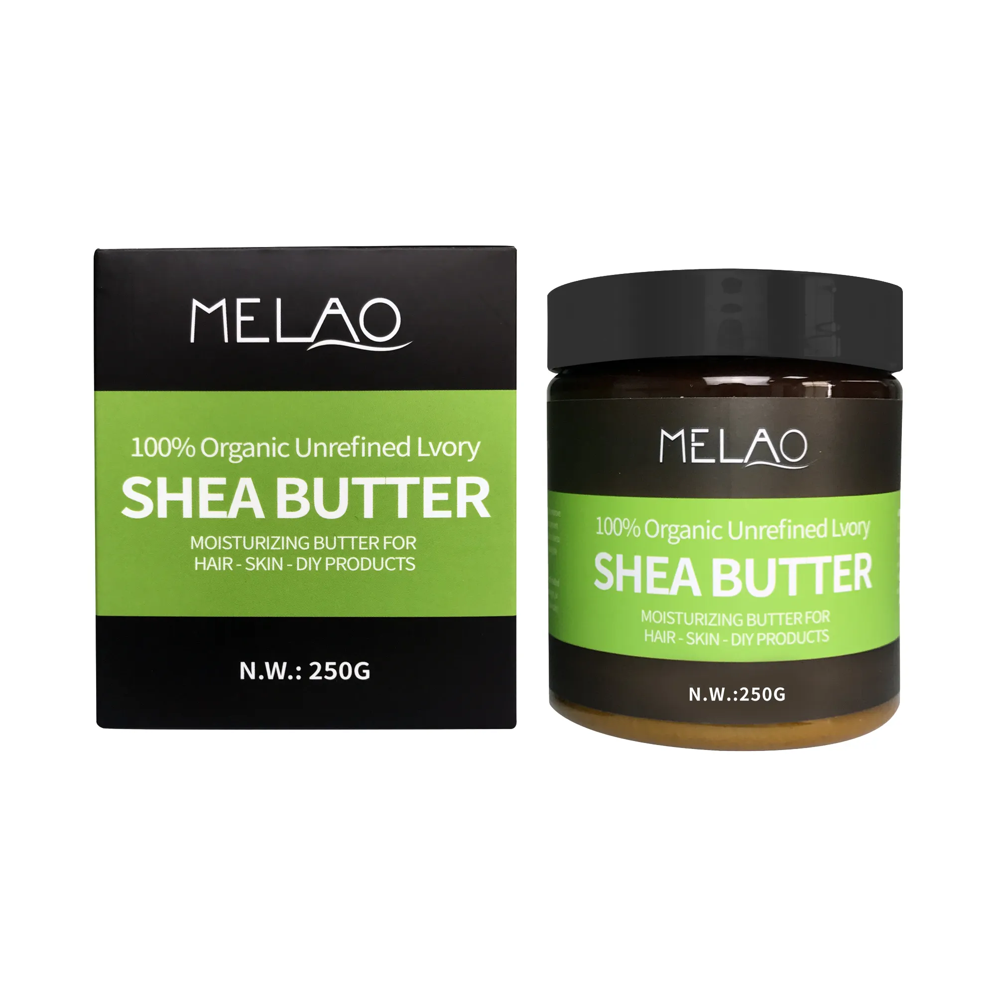 Nuss Shea butter Peeling verarbeitet Gesichts creme Kleidungs stück vegane Basis Behälter Gläser für Etikett natürliche Bleaching Roh körper Peeling privat