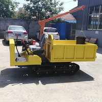 Mini-dumper sur chenilles diesel robuste et polyvalent pour charges lourdes 1500 kg