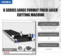 HWlEiC Machines de découpe laser à fibre CNC entièrement automatiques grand format pour tôles, ultra grand format, grande capacité