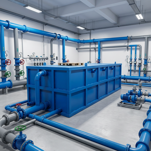 Un tanque de agua principal de gran capacidad de 19.000 litros para uso en ingeniería de construcción, industria y respuesta a emergencias de incendios. - Product Image 3
