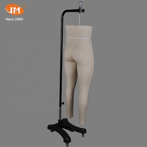 Maniquí de medio cuerpo Junmei de grado industrial para pantalones de <span class=keywords><strong>hombre</strong></span>, con núcleo de fibra de vidrio y cubierta de lona, en pose de pie, para patrones de prendas y sastrería - Product Image 5