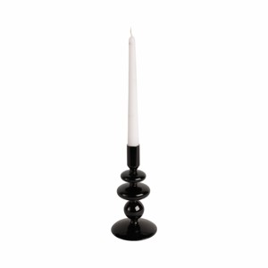 Portacandele Moderno in Vetro, Design a Disco e Sfera, Decorazione da Tavolo - Product Image 2