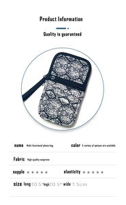 กระเป๋าใส่โทรศัพท์มือถือแบบหุ้มฉนวนนีโอพรีนพร้อมสายคล้องข้อมือ สำหรับกิจกรรมกลางแจ้ง ท่องเที่ยว ของขวัญส่งเสริมการขาย และของแจก - Product Image 3