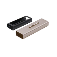 Chargeur de téléphone portable personnalisé avec coque en acier inoxydable/alliage d'aluminium, usinage CNC de précision et finition anodisée