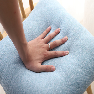 Fodera per cuscino per <span class=keywords><strong>divano</strong></span> con cuscino posteriore colorato in lino quadrato nordico 40cm per soggiorno decorativo - Product Image 3