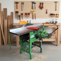 Raboteuse multifonctionnelle à table coulissante 220V pour le lissage des panneaux de meubles – Machine à bois haute performance