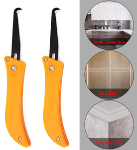Outil professionnel pour carreleurs, pour le remplissage des joints de carrelage, le scellement des coins muraux et l'élimination des excès de mastic, avec un ensemble d'outils de calfeutrage de 14 pièces - Product Image 3