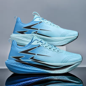 <span class=keywords><strong>Zapatillas</strong></span> Deportivas Ligeras de Malla Transpirable con Cordones para Caminar, Zapatos Planos Casuales para <span class=keywords><strong>Mujer</strong></span>, <span class=keywords><strong>Zapatillas</strong></span> Casuales para Hombre, <span class=keywords><strong>Zapatillas</strong></span> para Correr - Product Image 4