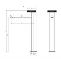 Robinet de salle de bain moderne en laiton, mitigeur sur comptoir, avec cartouche céramique et poignée circulaire unique, idéal pour la maison, l'hôtel et les halls.
