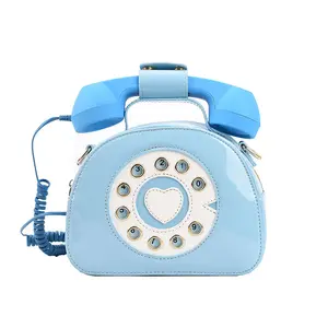 2023 Cute phone Shape Mini borse da donna borse a tracolla per ragazza borse a tracolla da donna in pelle verniciata Casual Tote