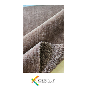 Bworn Color -High Quality 350gsm Woven Velour <b>Towel</b> Fabric 100% Cotton 155 cm Woven Terry <b>Towels</b> Fabric Bulk - Product Image 1