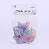Troquelado Washi pegatina decoración Washi pegatinas calcomanías para diario DIY, cuaderno, personalizar, portátiles, tarjeta de felicitación