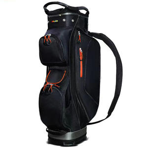 Passen Unisex Professional Multi-Functional Standard <b>Golf</b> <b>Bag</b> Waterproof Lightweight PU Club Carryall Black 90cm Custom - Product Image 1