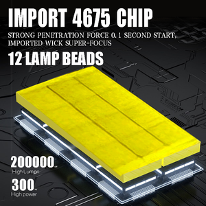 Cao 300W Điện dẫn bóng đèn cho xe 30000lm V60 H11 HB3 HB4 Chất lượng cao xe dẫn ánh sáng H4 H7 H11 tự động dẫn đèn pha 9005 - Product Image 3