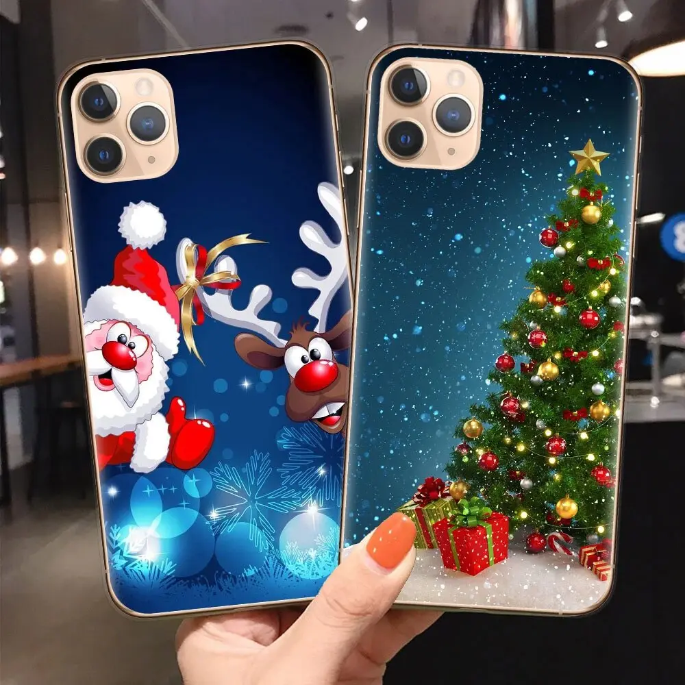 Customize Christmas Name Phone Case For iPhone 14 13 12 11 Pro Max X/XS XR 12 mini 7 plus/8plus Custom Cover