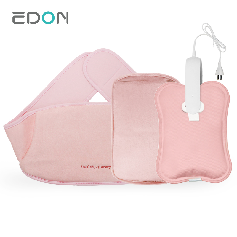 Pink hand pocket and  waist belt set
