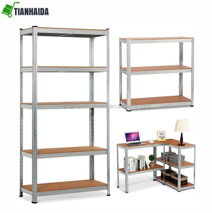 מדף אחסון ספרים ממתכת לשימוש ביתי, 170x75x30 ס\\\"מ, מקסימום 350 ק\\\"ג, מדפי אחסון מתכת, מדפי מחסן, מתלה מתכת. - Product Image 6