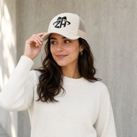Casquette de baseball unisexe en peluche, style camionneur, crème, avec maille frontale et dos en maille, fermeture snapback, visière courbée, en suède doux, six panneaux, réglable, vente en gros