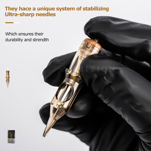Ambition Cono medio 0,35mm 5M1 7M1 9M1 11M1 13M1 15M1 17M1 23M1 Cartuchos 5RM 7RM 9RM 23RM 25RM <span class=keywords><strong>Agujas</strong></span> de tatuaje <span class=keywords><strong>Magnum</strong></span> <span class=keywords><strong>curvas</strong></span> - Product Image 3