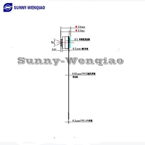 Módulo de cámara con obturador global y visión nocturna OV7251 con módulo de cámara CMOS LED - Product Image 3