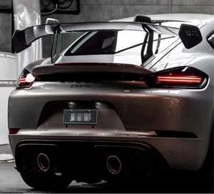 OEM Dry Carbon Fiber Rear <strong>Spoiler</strong> For Porsche 718 Boxster GT4RS Trunk <strong>Spoiler</strong> Boot - Product Image 6