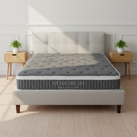 Matelas confortable pour chambre d'hôtel, lit queen size, doux et confortable pour chambre d'hôtel, matelas pour petits espaces