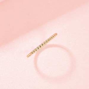 Anillo Sencillo de Plata de Ley 925, Joyería Clásica, Regalo de Boda para Mujer, Anillo de Boda Elegante de Plata de Ley 925 - Product Image 3