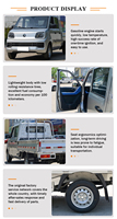 Camionnette Foton Xiangling Q de fabrication chinoise, type confort intégré, vente chaude, 1.3L 112 ch essence, plateau double rangée de 2.14m