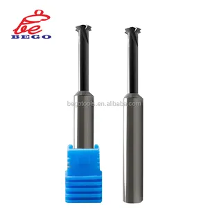 BEGO Thread Milling Tools Three Tooth Fine Thread Pitch HRC65 for Steel