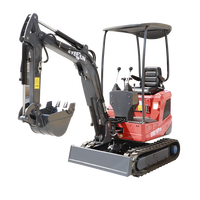 Everun Ere16 PRO 1,6 tonne machine de construction agricole nouvelle micro plus petite mini pelle sur chenilles à vendre