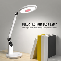 Lampe de bureau LED 15W 4000K à large couverture, lumière de table réglable pour le travail
