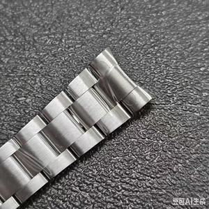 Cinturino per Orologio di Lusso in Metallo 904L, Bracciale in Acciaio Inossidabile Curvo da 20mm per Rolex Air <span class=keywords><strong>King</strong></span> M116900 - Product Image 4