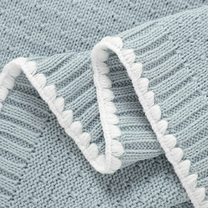 Manta Mimixiong para Bebé Recién Nacido, Suave, Ideal para Regalo de Baby Shower, con Diseño <span class=keywords><strong>en</strong></span> <span class=keywords><strong>el</strong></span> Borde, Transpirable, para Dormir - Product Image 5