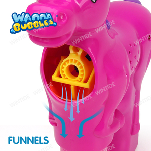 Juguete Infantil Unisex, Pistola de Burbujas de Unicornio con Luces LED, Hecha de Plástico PP Resistente - Product Image 4