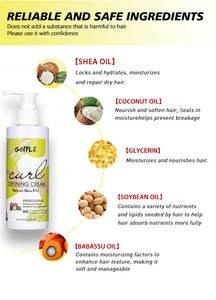 Crème définissante pour <span class=keywords><strong>boucles</strong></span> aux ingrédients naturels en gros, longue durée 24h, rehausse les <span class=keywords><strong>boucles</strong></span>, crème coiffante pour <span class=keywords><strong>boucles</strong></span>, hydrate et adoucit les <span class=keywords><strong>cheveux</strong></span> - Product Image 3