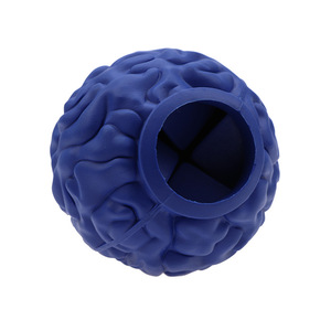 Educational Treat Dispensing Ball For Dogs Chewable Rubber Teeth Cleaning Toy <b>Bite</b> Resistant Medium Size Pet Chew Toys - Product Image 1