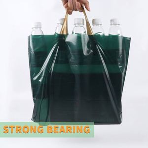 Wholesale Translucent PE <b>Plastic</b> Retail Bags with Screen Printing Recyclable Custom Colors & Logo for Shoes & Clothing Packaging - Product Image 3