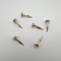 Boucles décoratives multi-usages en alliage de zinc personnalisées JQR Modèle 0050 pour sacs à chaussures, rivets, crochets, clous 7mm x 22.5mm, légers
