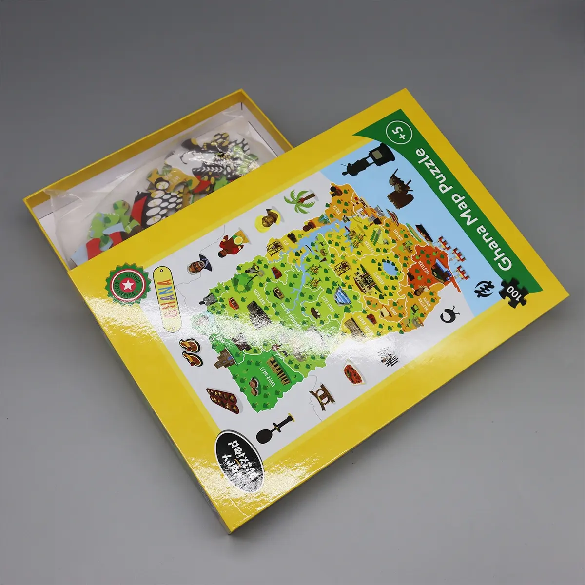 Factory Oem Custom Pattern Excellent Jigsaw Puzzle 100 Piece Puzzle Childhood Games Jigsaw Puzzles