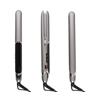 <span class=keywords><strong>Plancha</strong></span> de pelo profesional Calentamiento rápido <span class=keywords><strong>Plancha</strong></span> plana de cerámica 2 en 1 <span class=keywords><strong>Plancha</strong></span> plana Get <span class=keywords><strong>Frizz</strong></span> Free Dual Voltage para usar en viajes - Product Image 4