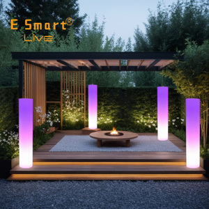Trang Trí Tiệc Trong Nhà Đám Cưới Đèn <span class=keywords><strong>LED</strong></span> Ống Bong Bóng Cột Trụ - Product Image 3
